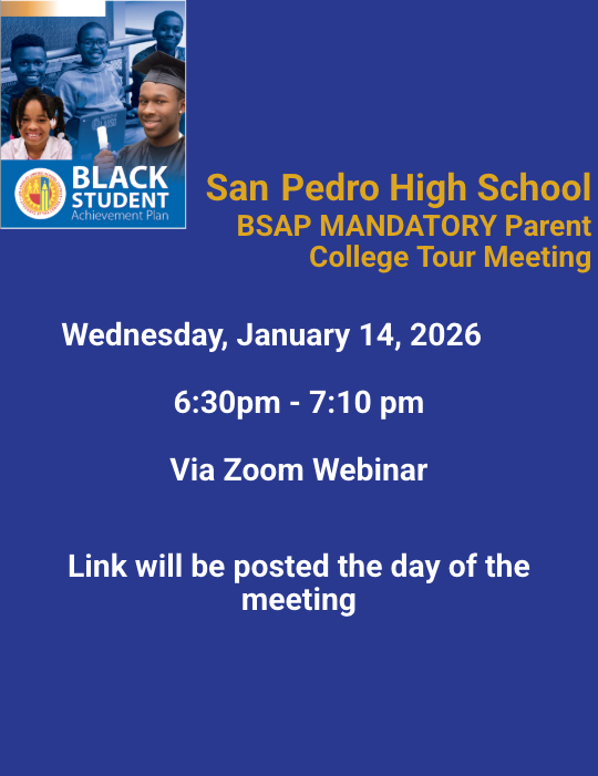 BSAP Parent Meeting