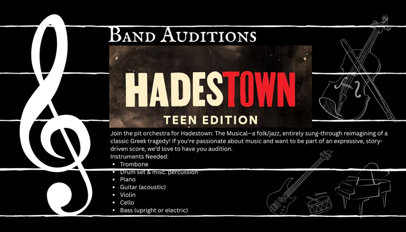Band Auditions: Hadestown: The Musical Featured Photo