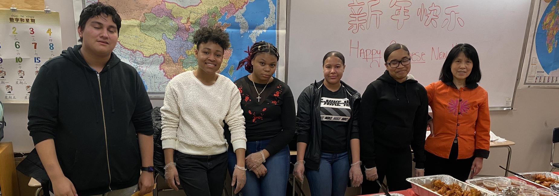 Students celebrated Chinese New Year with a Food Sale!