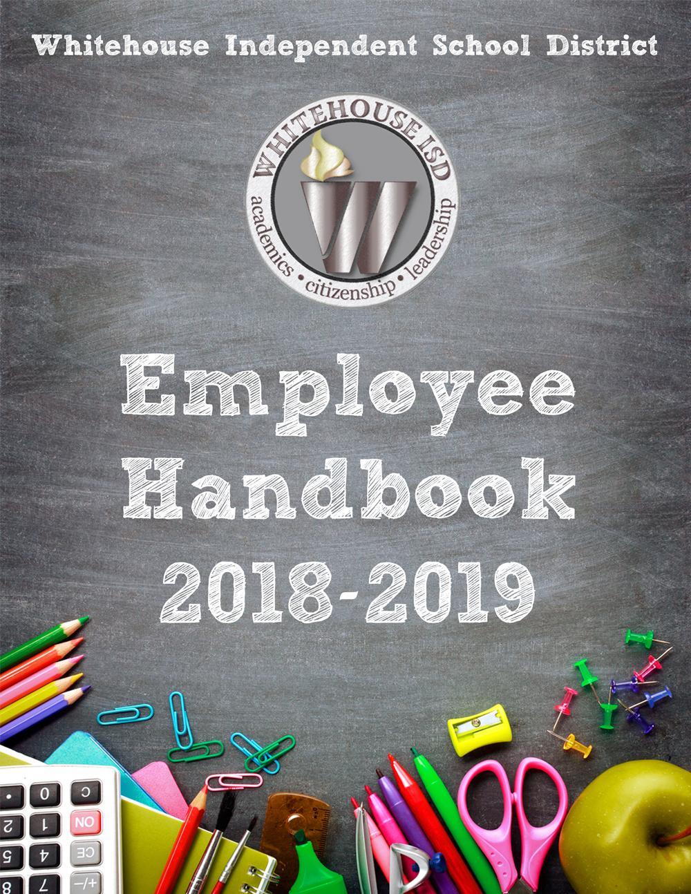 Employee Handbook Human Resources Whitehouse Independent School 