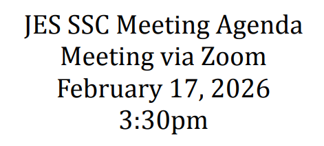 SSC Agenda Date