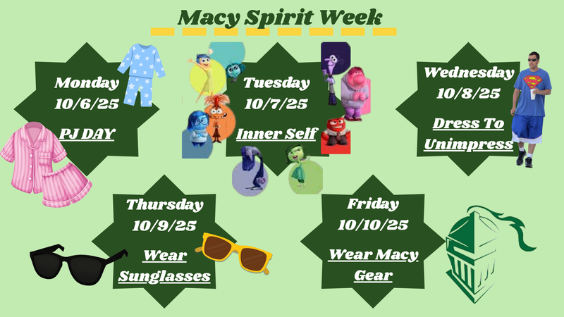October spirit week
