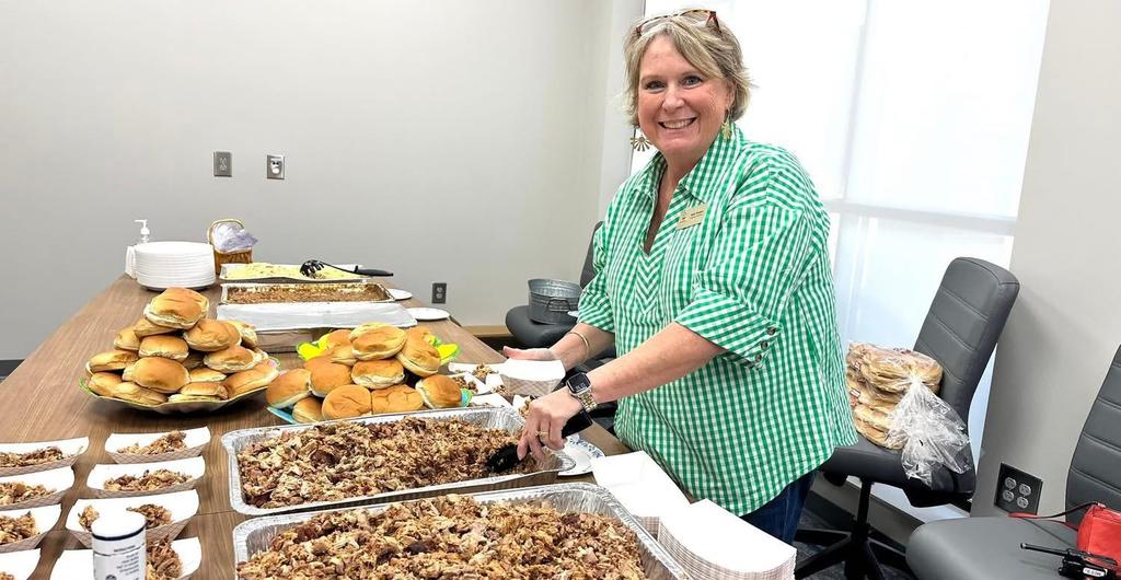 AP Poston serving teachers for Teacher Appreciation Week