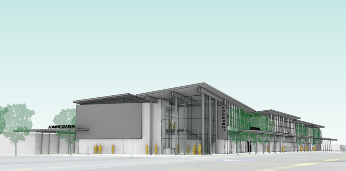 Prospect High School conceptual rendering