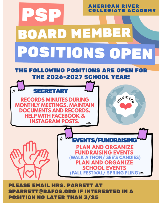 PSP Options open. Apply by March 25