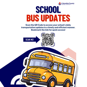 flyer for bus information