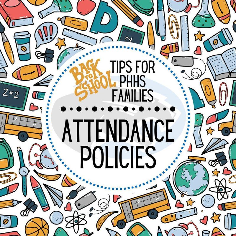 graphic that says "attendance policies"