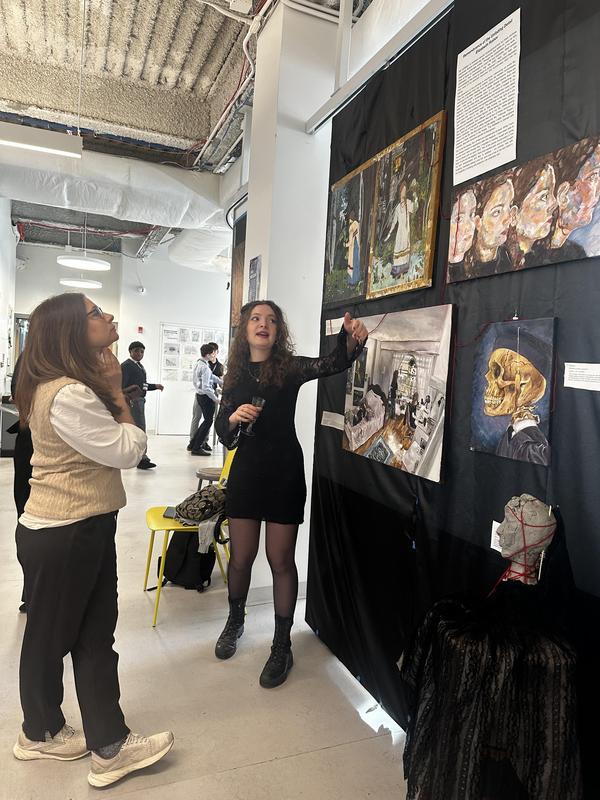 IB Art and TOK Exhibit faculty visitors