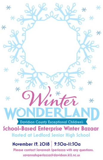 Exceptional Children's Winter Bazaar - November 19th Featured Photo