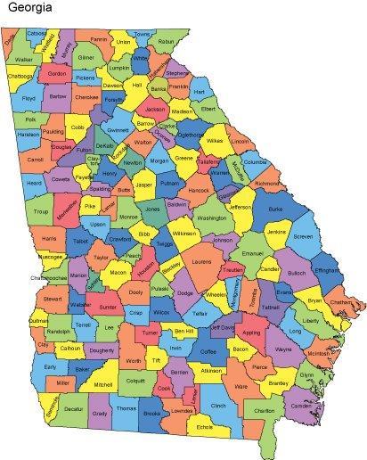 Map of Georgia