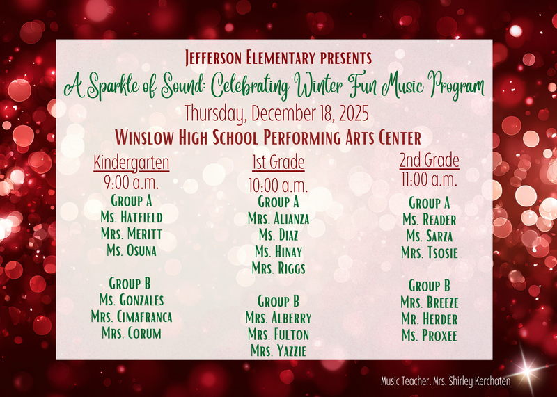 Music Program: A Sparkle of Sound 12/18/25