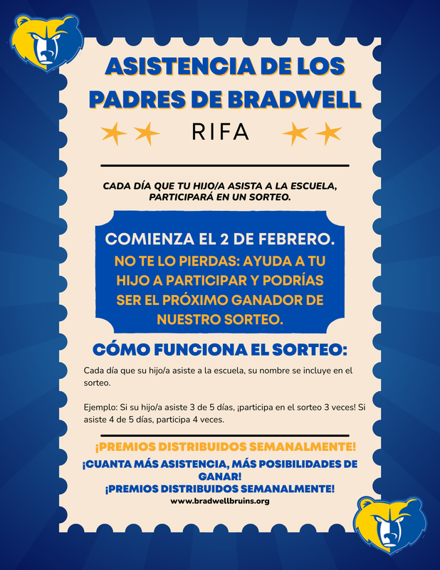 Parent Raffle - Spanish