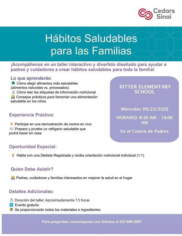 Healthy Habits Parent Workshop
