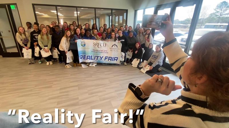 Southeast Middle School Reality Fair Girls Group Photo