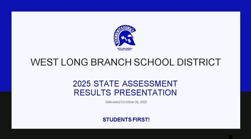 2025 STATE ASSESSMENT RESULTS PRESENTATION