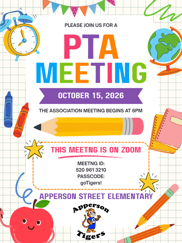 Use your voice, join the PTA Association Meeting.
