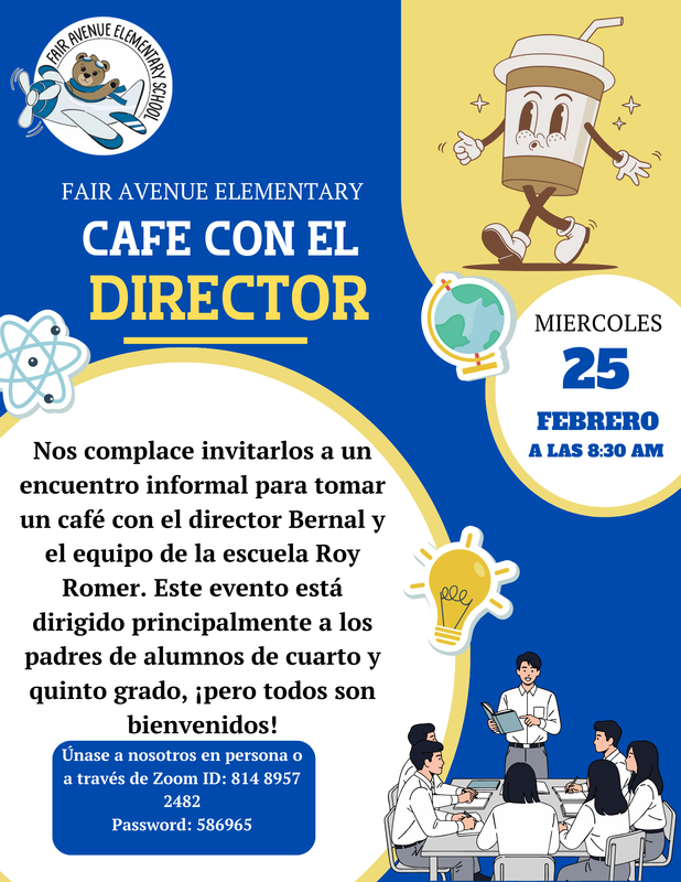 Coffee with the Principal Flyer_Spanish