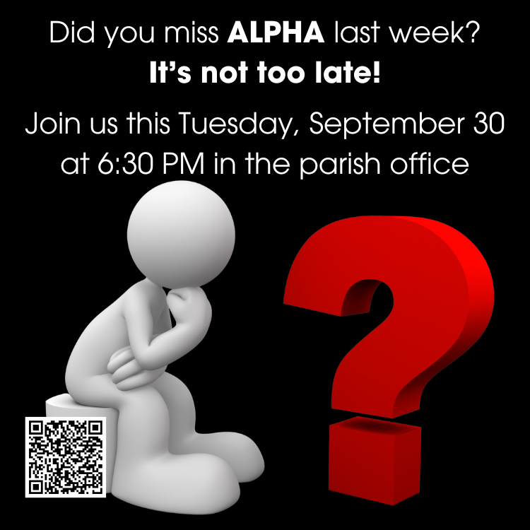 alpha not too late