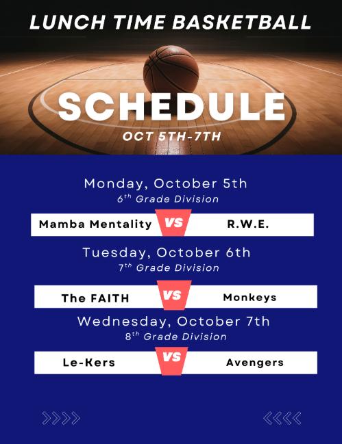 Lunchtime Basketball Schedule Featured Photo