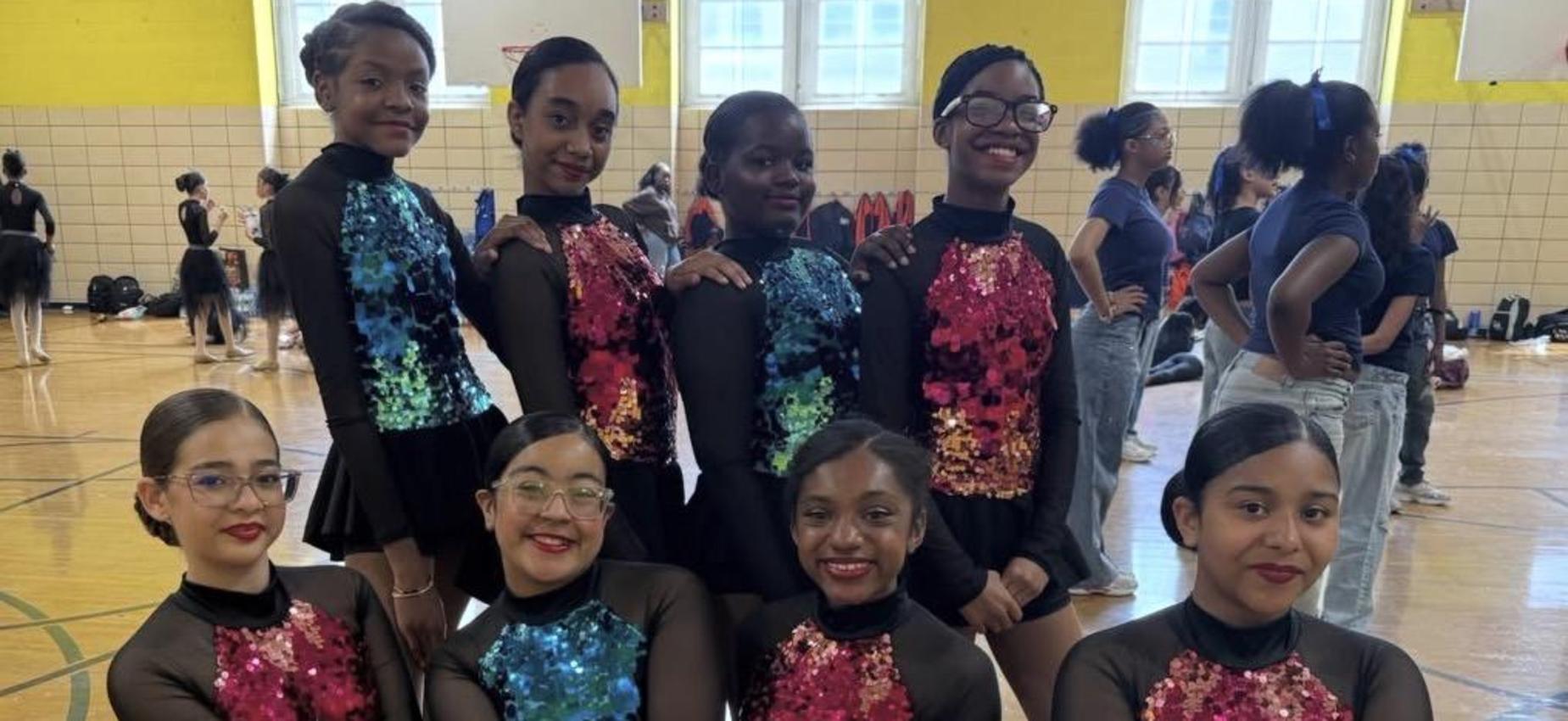 Our wonderful Dance Team at one of their competitions.