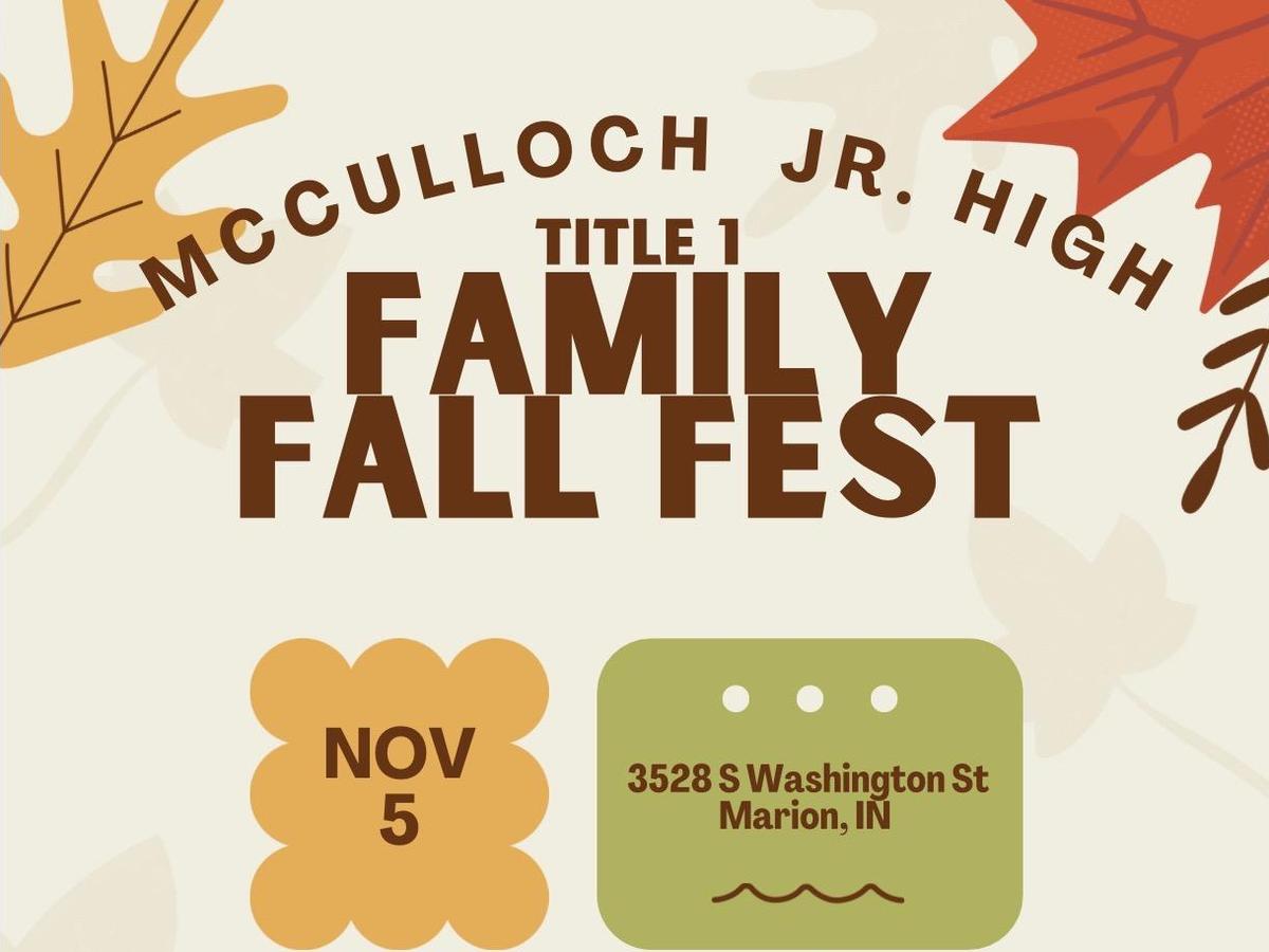 promo graphic - MJH family fall fest 2026