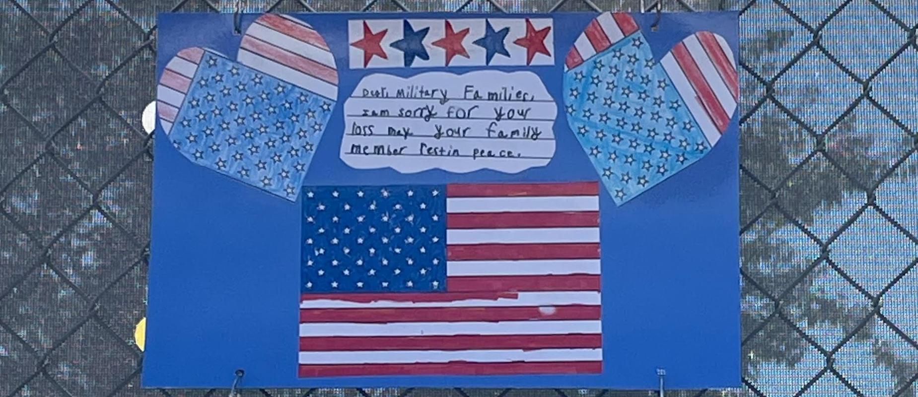 flag student art work