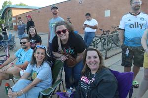 HMS teachers at 8th grade promotion in 2025