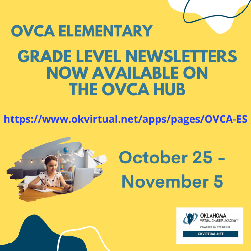 Elementary Grade Level Newsletters Now Available for October 25 - November 5 Featured Photo