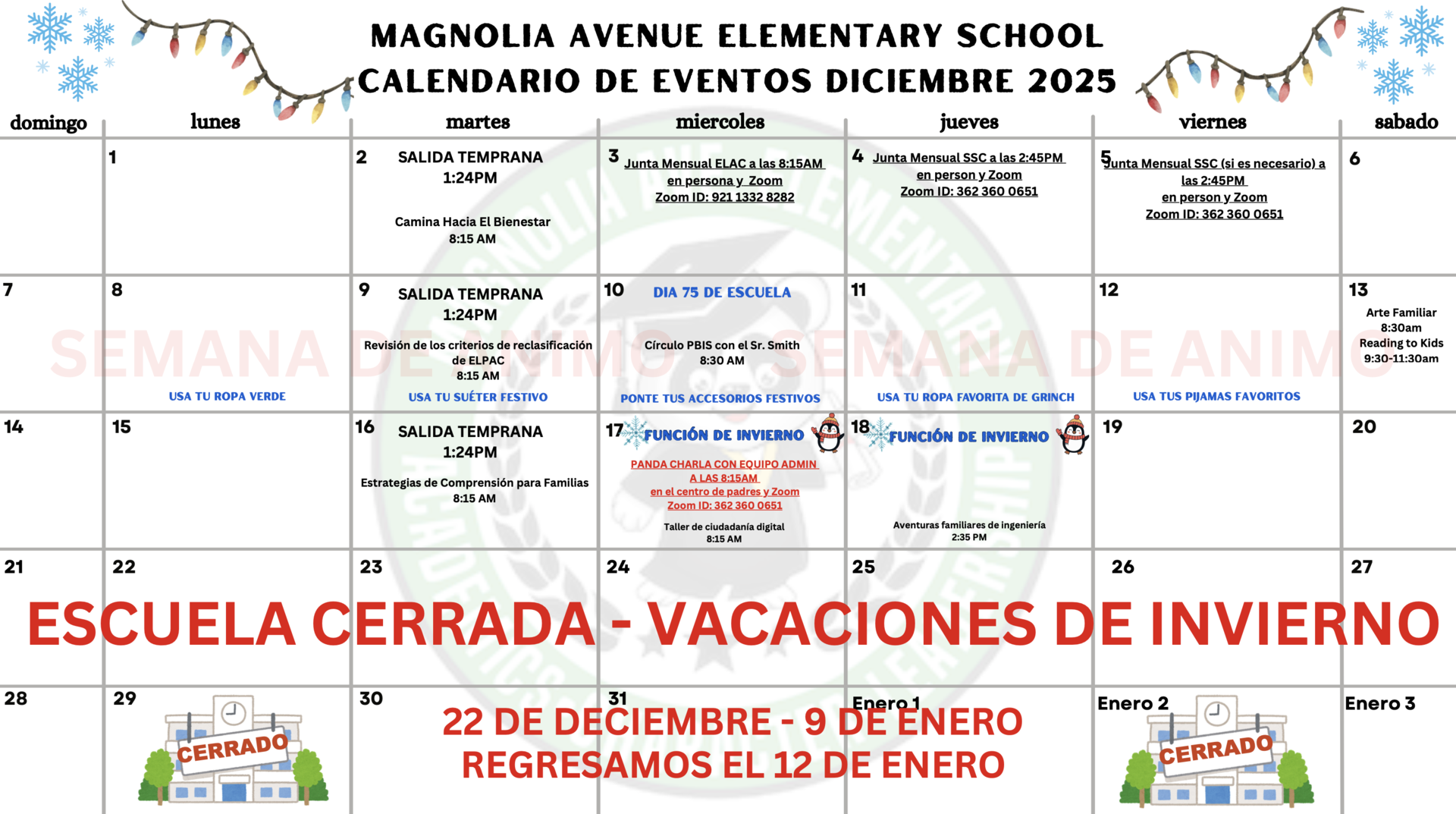 diciembre 2025 calendario
