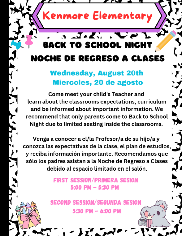 Back to School Night
