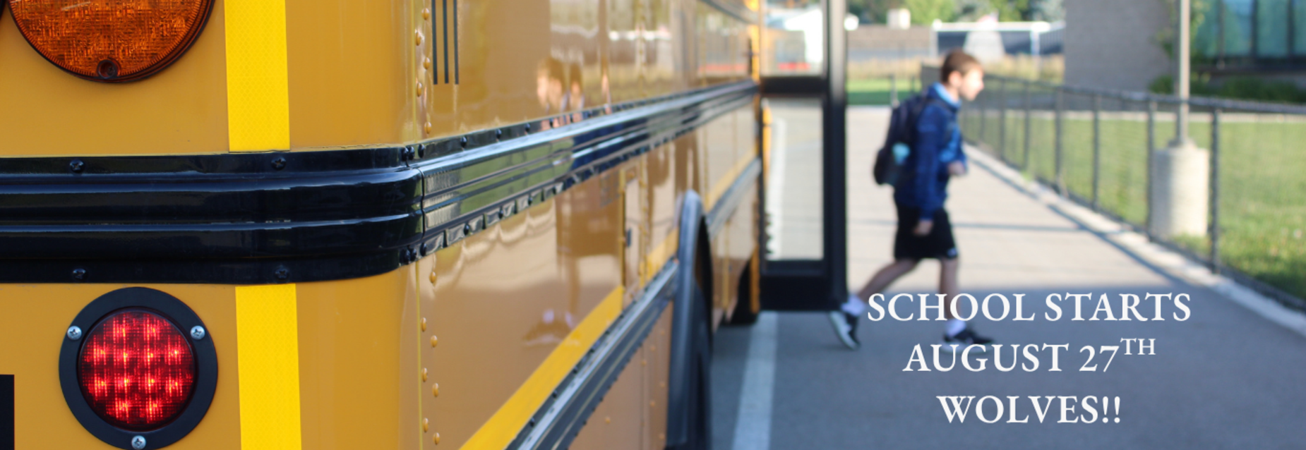 1st Day of School is August 27th