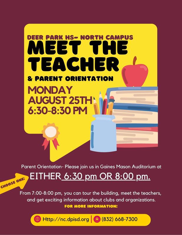 Meet the teacher flyer