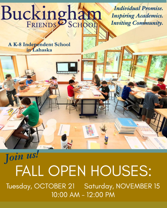 Join us for a fall Open House!