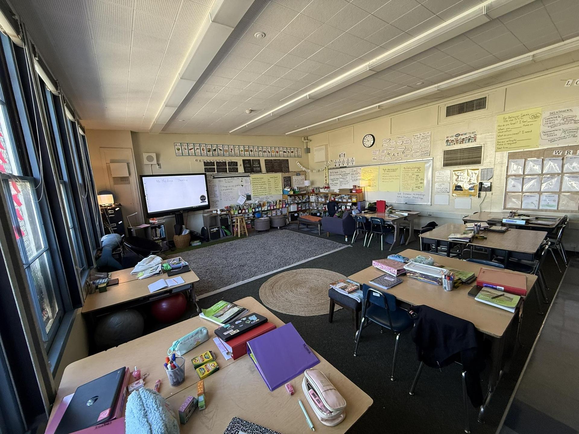Flexible seating provided