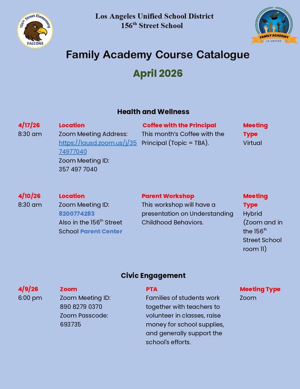 April Course Catalogue