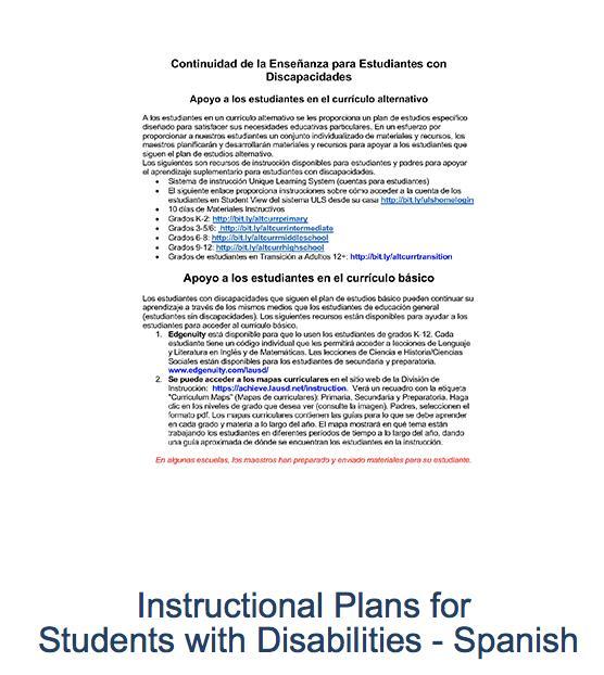 Special Education Academics Parmelee Avenue Elementary and Dual