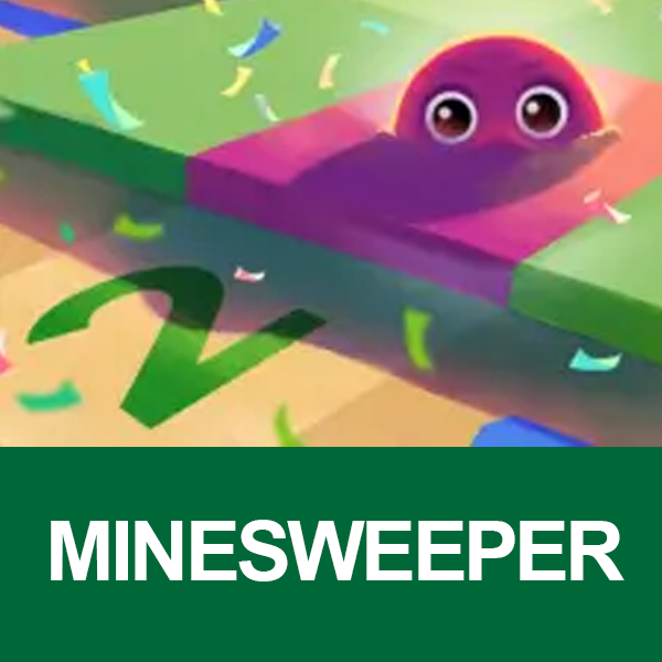 Minesweeper Game image of locating hidden object