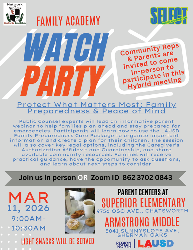 Watch Party flyer
