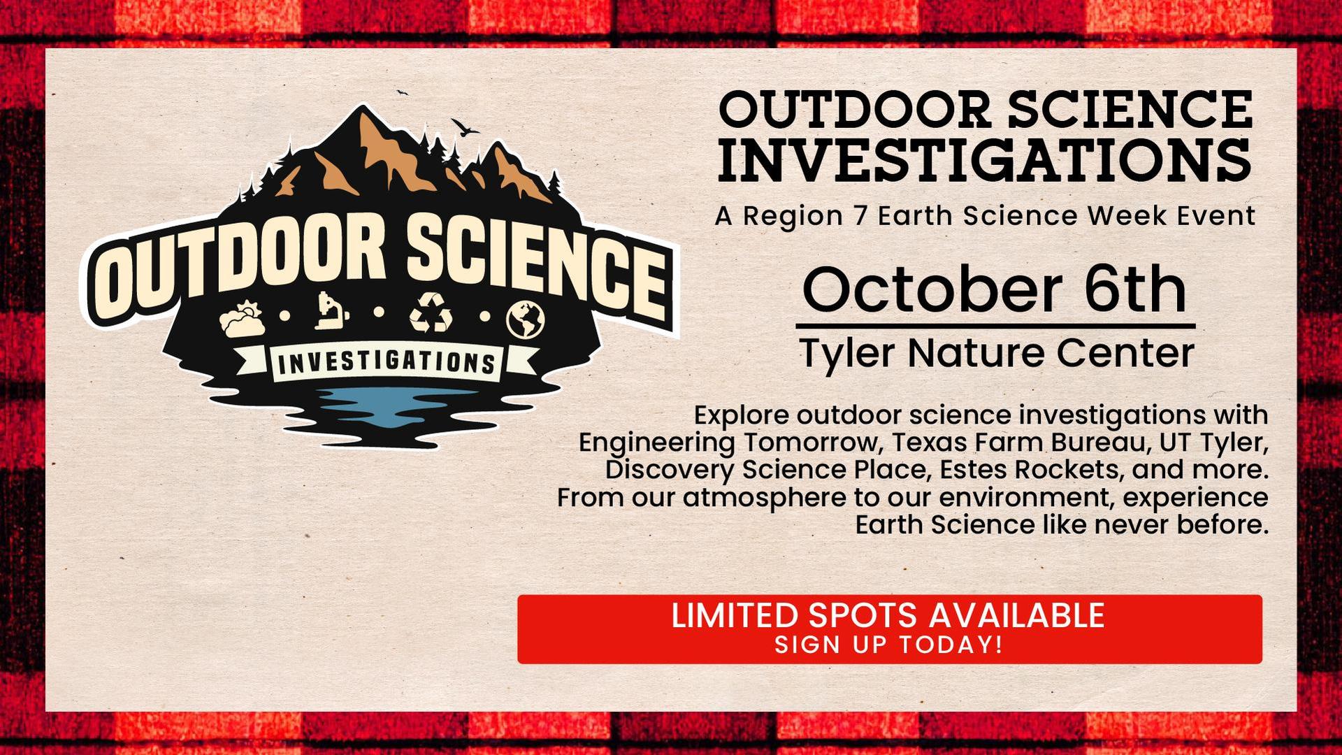 Outdoor Science marketing graphics