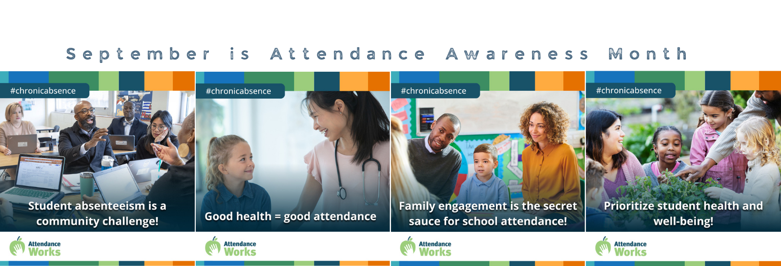 September is Attendance Awareness Month shuffle banner for website