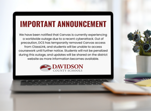 Canvas is currently experiencing a worldwide outage due to a recent cyberattack.