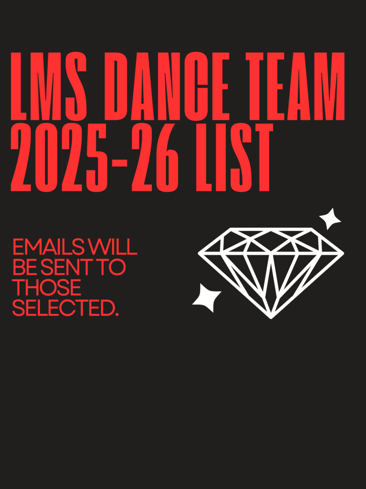 Dance Team 2025-26 List