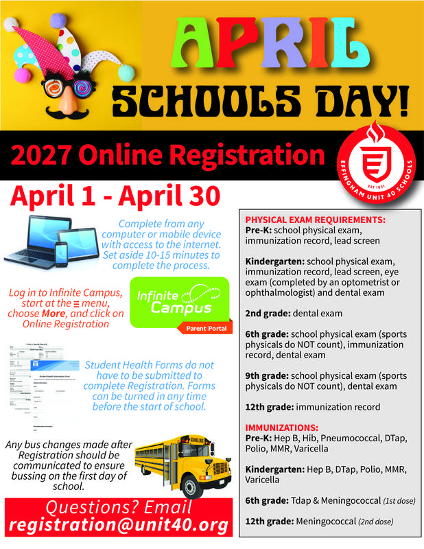 April Schools Day OLR