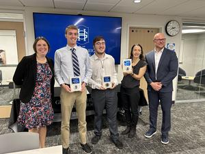 Photo of recipients and staff
