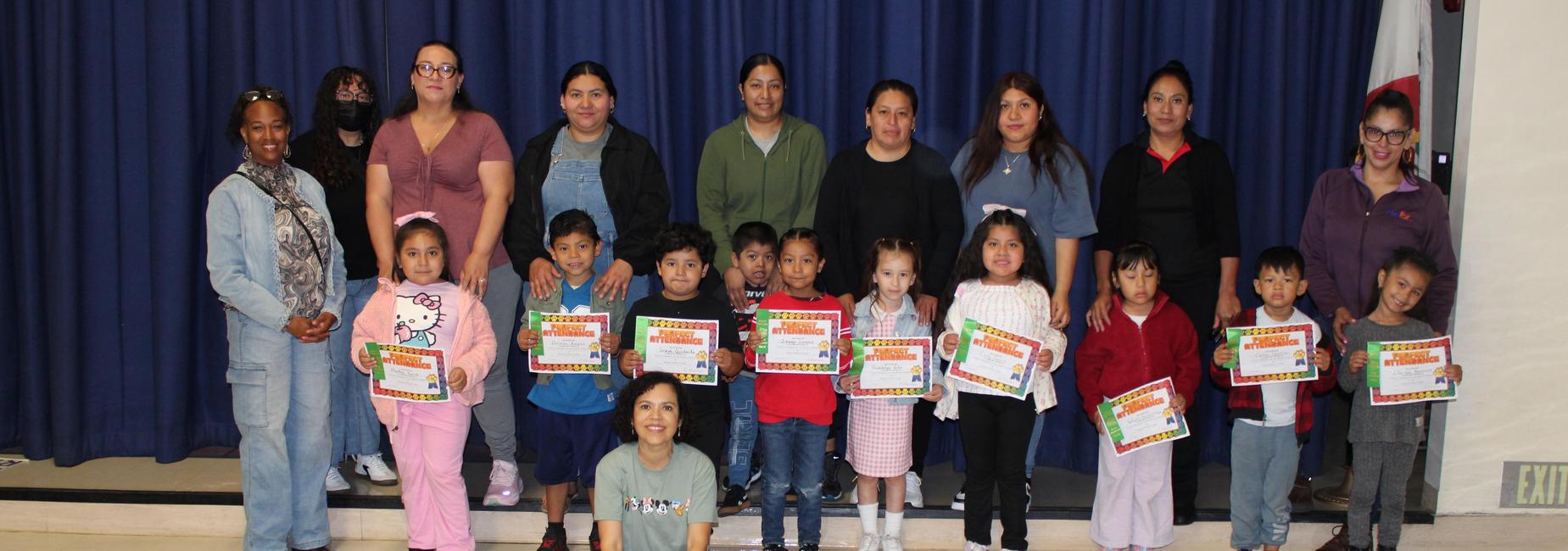 Rm 4 march perfect attendance