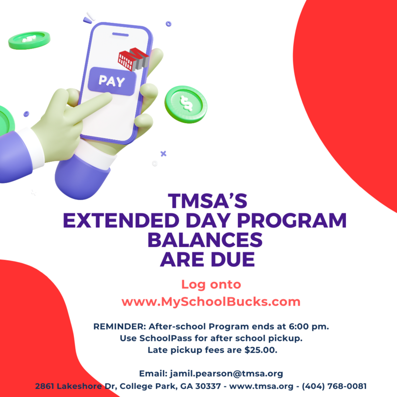 Extended Day Program Balances Due