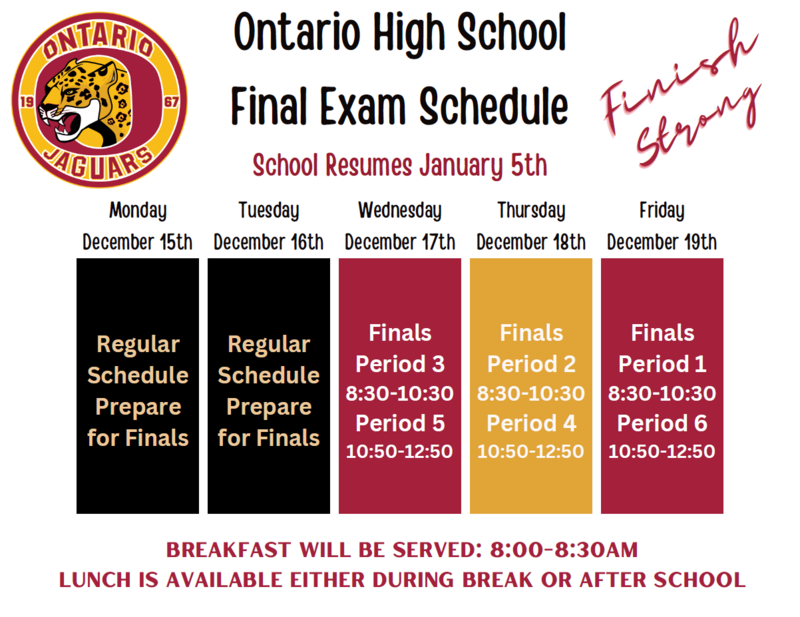Finals Schedule Featured Photo