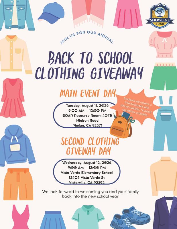 4th Annual Back to school Clothing Giveaway Featured Photo