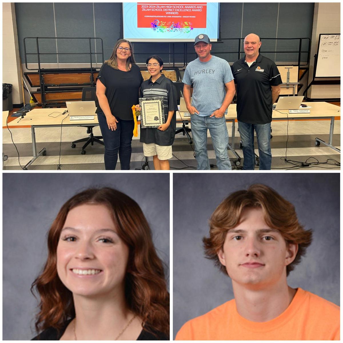 ZSD Board Celebrates CoValedictorians Zillah School District