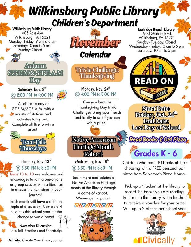 front page of calendar